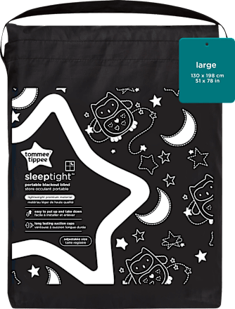 Verdunkelungsrollo Sleeptime für Unterwegs, XL, schwarz, 1 St