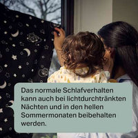 Verduisteringsgordijn Sleeptime voor onderweg, XL, zwart, 1 stuk