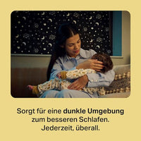 Verduisteringsgordijn Sleeptime voor onderweg, XL, zwart, 1 stuk