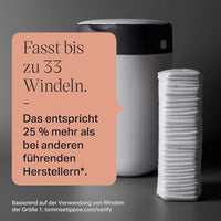 Twist &amp; Click luieremmer inclusief 12 navulcassettes, wit, 1 st.