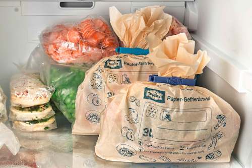 Papieren diepvrieszakken 1 l, 20 stuks