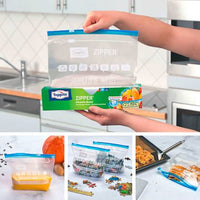 Allround tas met rits 3 L, 8 stuks