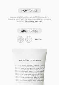 Gesichtscreme Glow Niacinamide, 50 ml