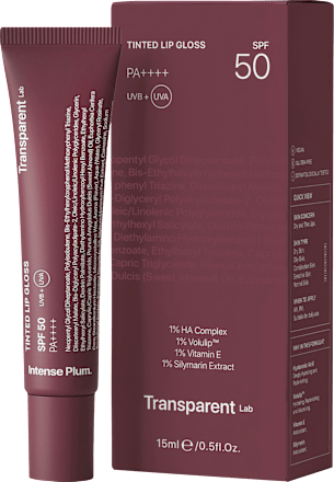Lipgloss Intense Plum LSF 50, regenerierend, 15 ml