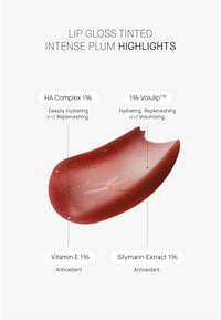 Lipgloss Intense Plum LSF 50, regenerierend, 15 ml