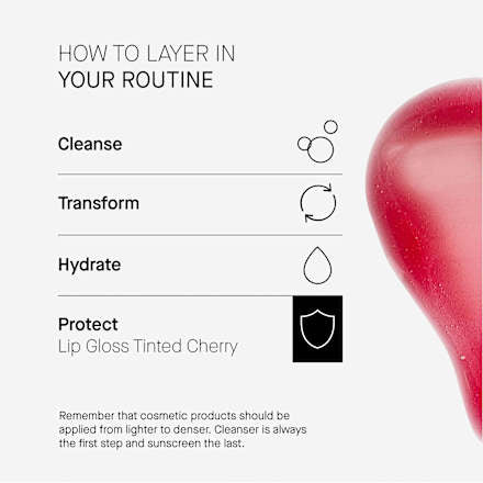 Lipgloss Tinted Cherry LSF 50, 15 ml