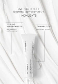 Lippenpflege Overnight soft + smooth, 15 ml Transparent Lab
