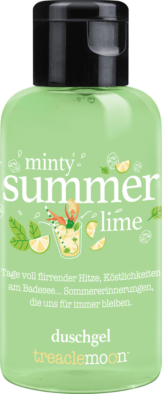 Gel douche minty summer lime, format voyage, 60 ml