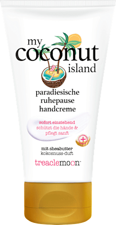 Handcreme my coconut island mit Sheabutter & Kokosnuss-Duft, 75 ml