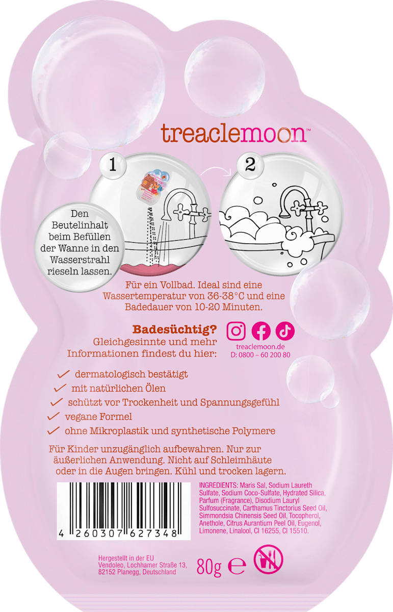 treaclemoon Schaumbad my sweet home, 80 g