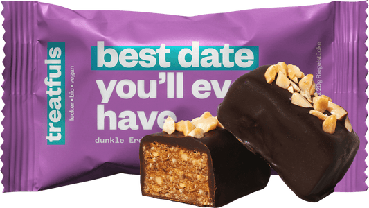 Barre aux fruits treatfuls, chocolat noir et cacahuète, 40 g