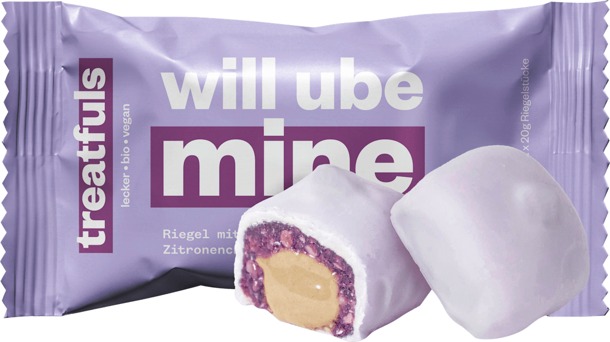treatfuls Fruchtriegel, Ube und Zitronencreme, 40 g