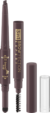 Augenbrauenstift 3in1 Brow'fection Expert 040 Dark Chocolate Brown, 0,4 g