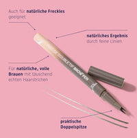 Augenbrauenstift Precise Double Tip 040, 0,55 ml