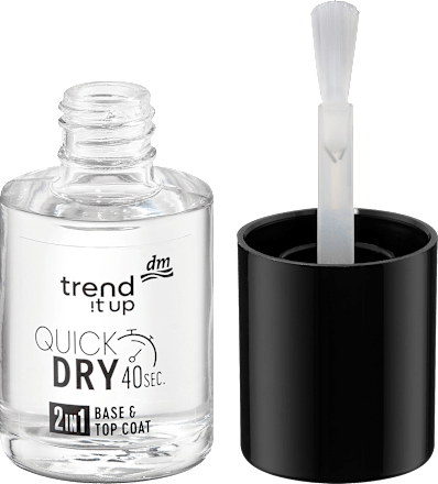 Base &amp; Top Coat 2in1 Snel Droog, 10,5 ml