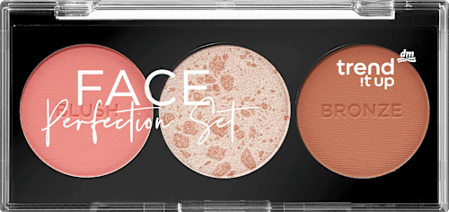 Blush, Bronzer &amp; Highlighter Palette Face Perfection, 1 st