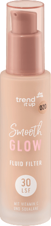 Foundation Smooth Glow Fluid Filter SPF 30, 020 Warm Beige, 30 ml