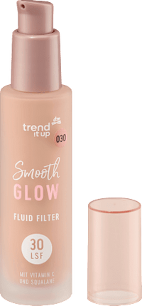 Foundation Smooth Glow Fluid Filter SPF 30, 030 Warm Amandel, 30 ml