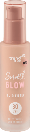 Foundation Smooth Glow Fluid Filter SPF 30, 030 Warm Amandel, 30 ml
