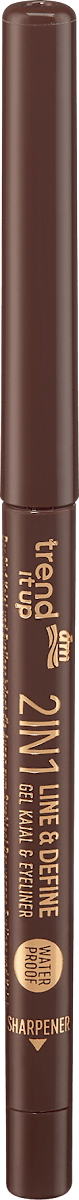 trend !t up Gel Kajal & Eyeliner 2 en 1 Line & Define Waterproof 030, 0,35 g