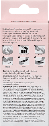 Künstliche Nägel On the Go Nails French Look, 12 St