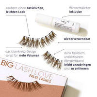 Künstliche Wimpern Big Lash Love Natural Brown (1 Paar), 2 St
