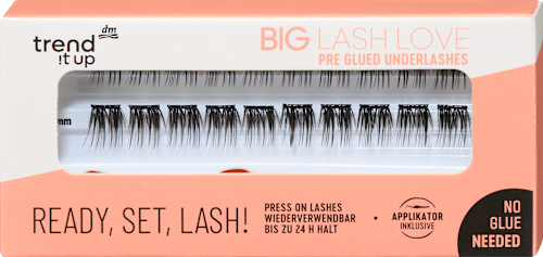 Künstliche Wimpern Big Lash Love Ready, Set, Lash!, 20 St