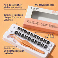 Künstliche Wimpern Big Lash Love Ready, Set, Lash!, 20 St