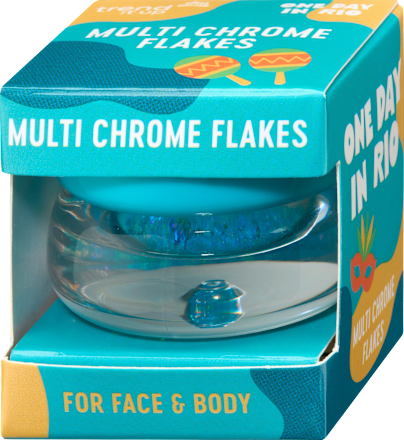 Lidschatten Multichrome Flakes One Day In Rio Blau, 4 ml