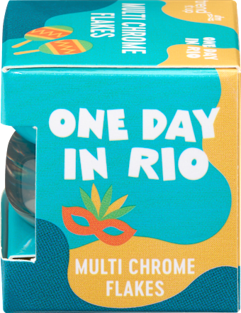 Lidschatten Multichrome Flakes One Day In Rio Blau, 4 ml
