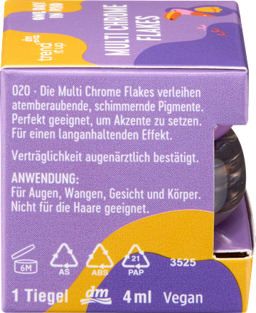 Lidschatten Multichrome Flakes One Day In Rio Lila, 4 ml