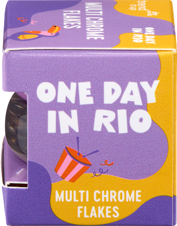 Lidschatten Multichrome Flakes One Day In Rio Lila, 4 ml