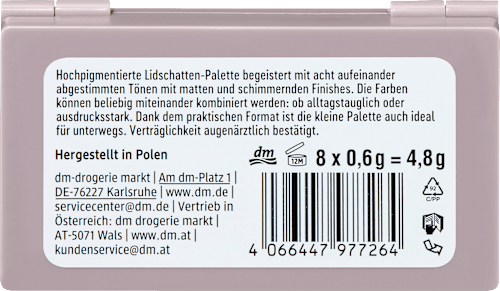 Lidschatten Palette Soft Stone, 4,8 g