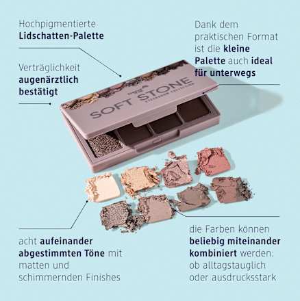 Lidschatten Palette Soft Stone, 4,8 g