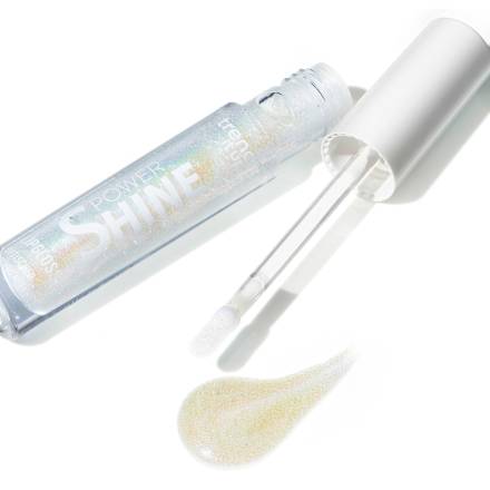 Lipgloss Power Shine 130 Glitter White, 4 ml