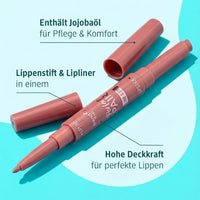 Lippenstift Perfect Pair Line & Fill 510 Cool Nude Pink, 1,7 g