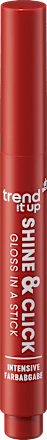 Lippenstift Shine & Click 060 Dark Cherry Red, 1,8 g trend !t up