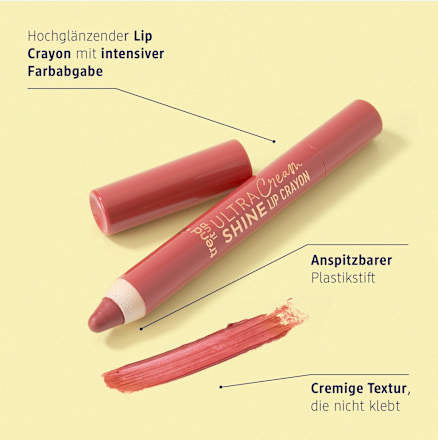 Lippenstift Ultra Shine Cream Crayon 020, 2,8 g