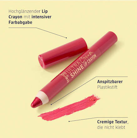 Lippenstift Ultra Shine Cream Crayon 050, 2,8 g