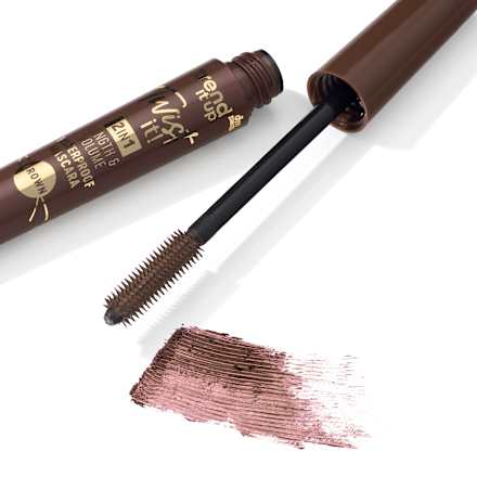 Mascara Twist it! 2in1 Length & Volume Waterproof Brown, 7 ml