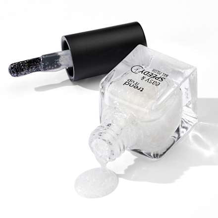 Nagellak Easy &amp; Speedy 470 Transparant met Duochrome Glitter, 6 ml
