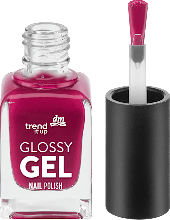 Nagellak Glossy Gel 220 Donker Pruimrood, 11 ml