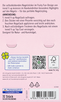 Nagelsticker Fruity Fun, 72 St