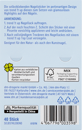 Nagelstickerset onder de zee, 1 st