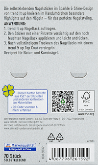Nagelsticker Sparkle & Shine, 70 St