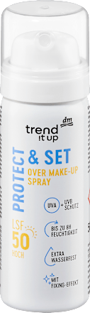 Sonnenschutzspray Protect & Set Over Make-up Spray, 50 ml