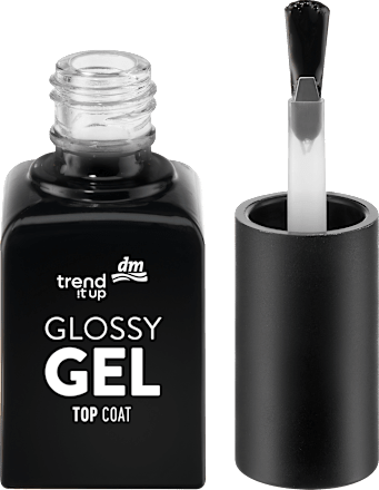 Top Coat Glossy Gel Transparant, 11 ml