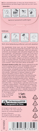 UV Gel Nagelfolien XPRESS Manicure 100, 16 St