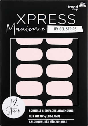 UV Gel Nagelfolie XPRESS Manicure 120 Licht Rosé, 12 stuks