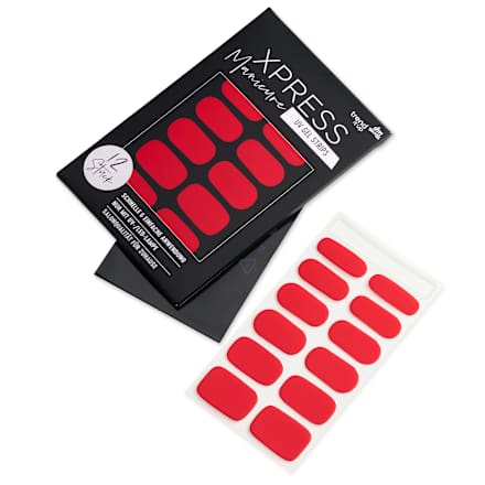 UV Gel Nagelfolie XPRESS Manicure 130 Statement Rood, 12 stuks